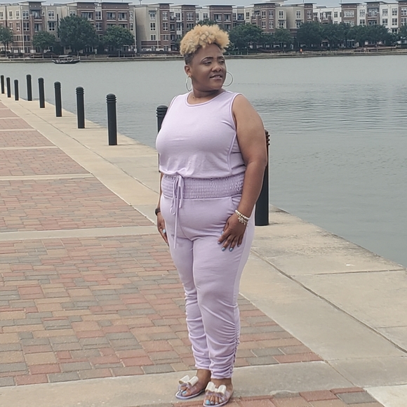 Pants - Lilac Keep It Comfy Pant Set